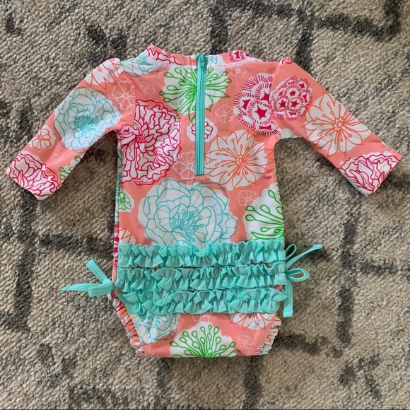 Ruffle Butts One Piece Rashguard - Picture 2 of 2